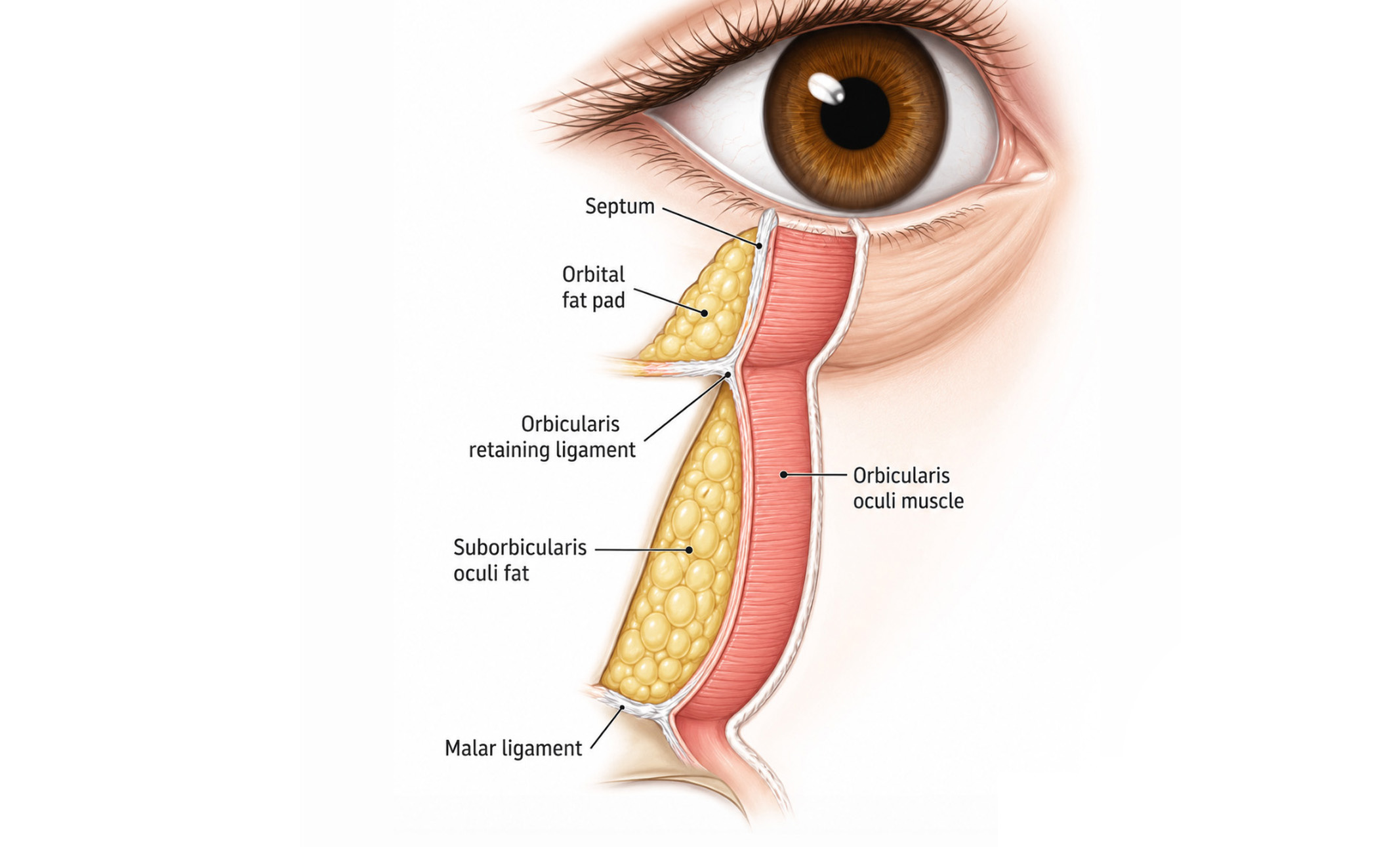 Eyebag anatomy rectangle