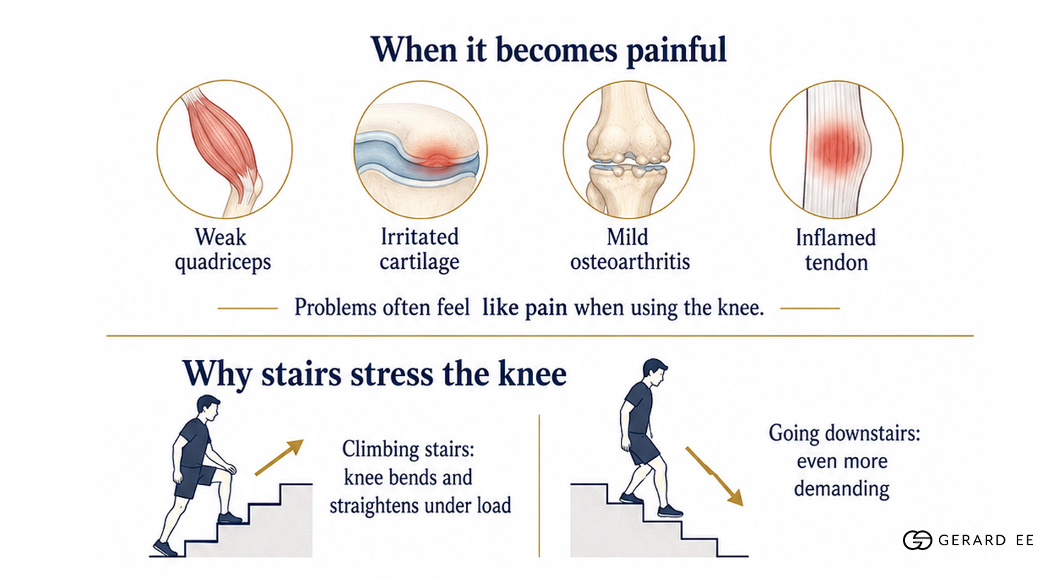 Knee stairs