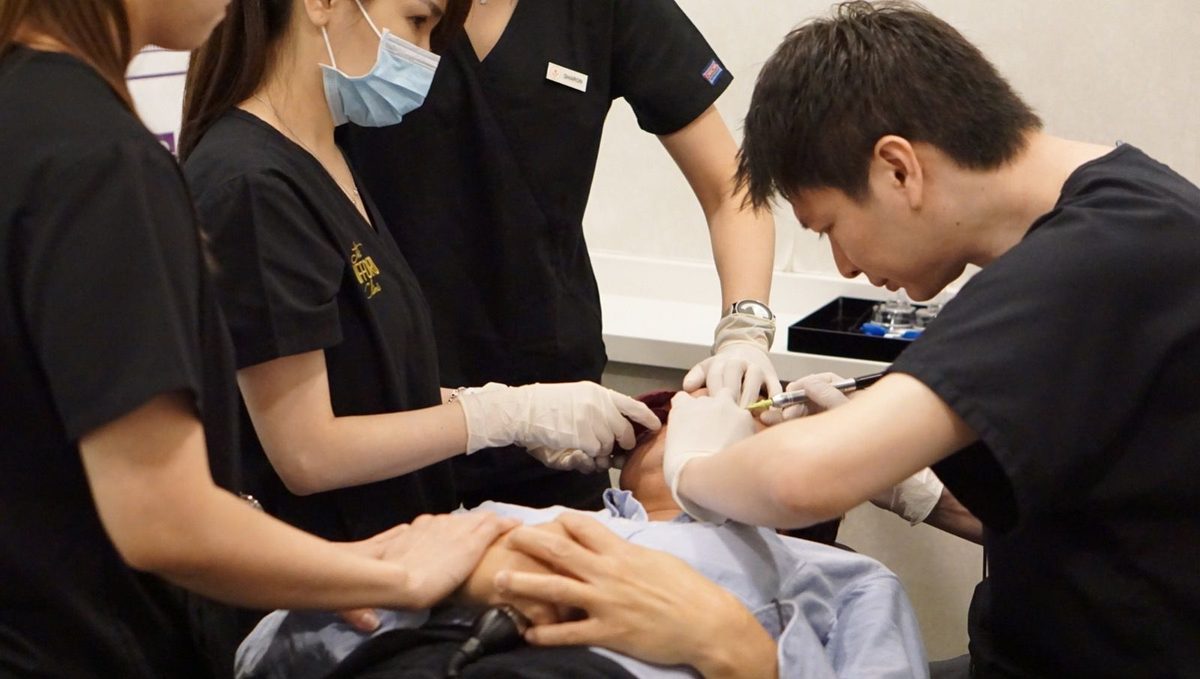 AGNES RF and Secret RF used together for non-surgical eye bag removal