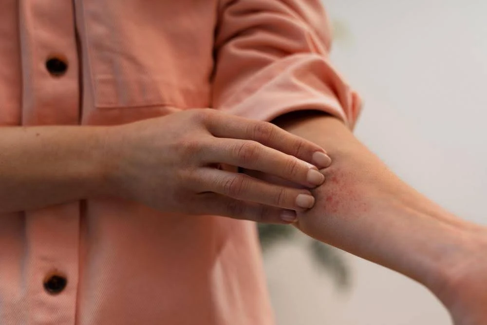 Soft cotton fabric suited to eczema-prone skin