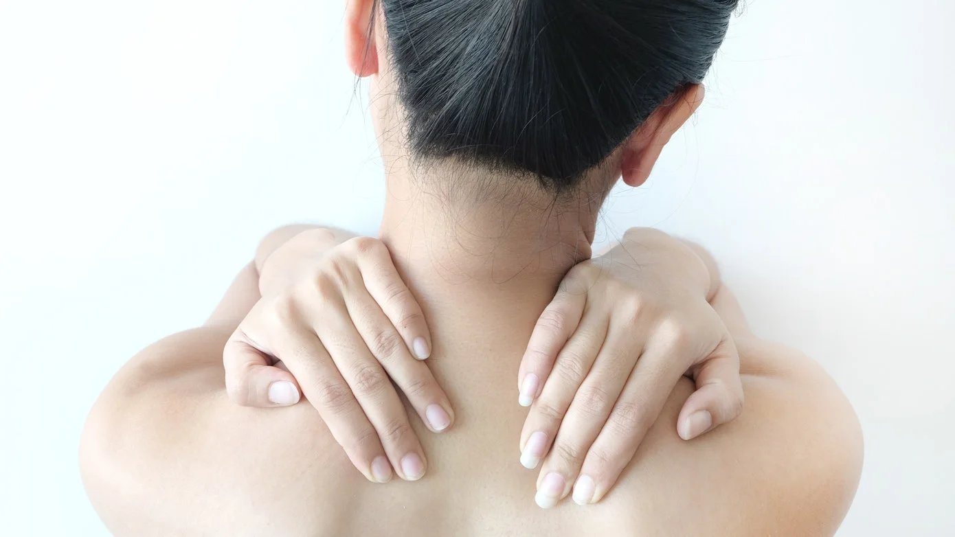 Botox for the trapezius muscle, neck and shoulder pain relief and neck line sculpting