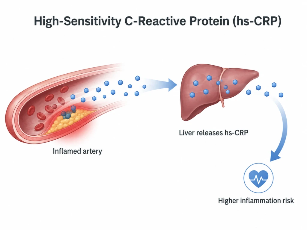 hs crp cholesterol hs-CRP inflammation test alongside cholesterol testing