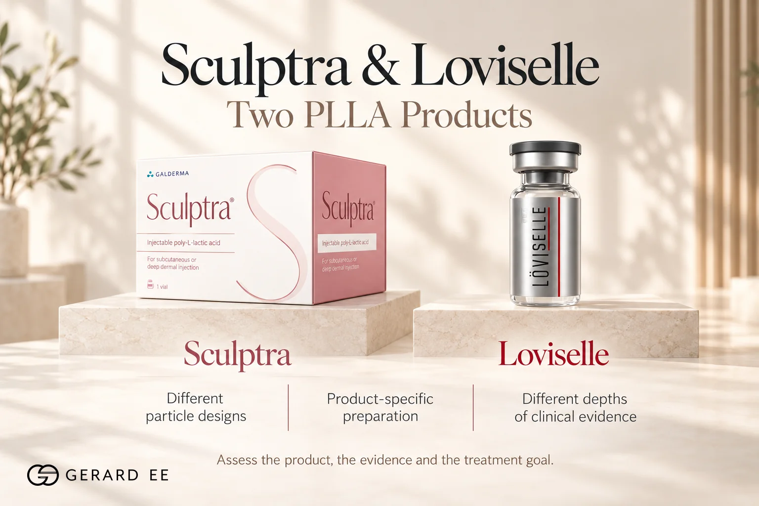 Sculptra vs Loviselle, two PLLA collagen biostimulators compared