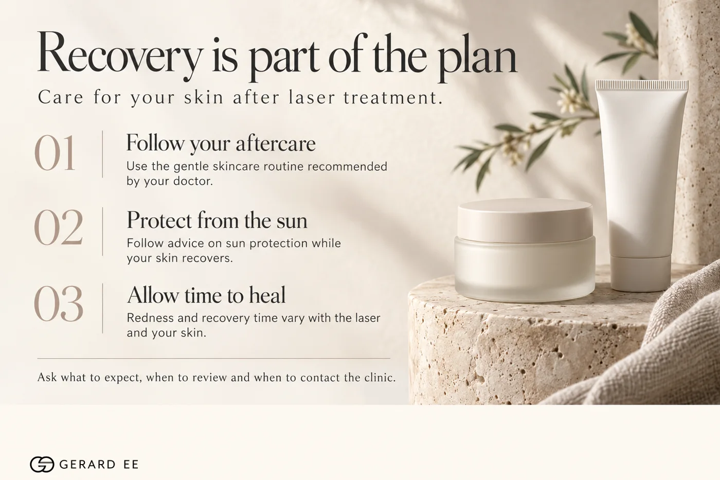Recovery after laser treatment for acne scars: aftercare, sun protection and healing time