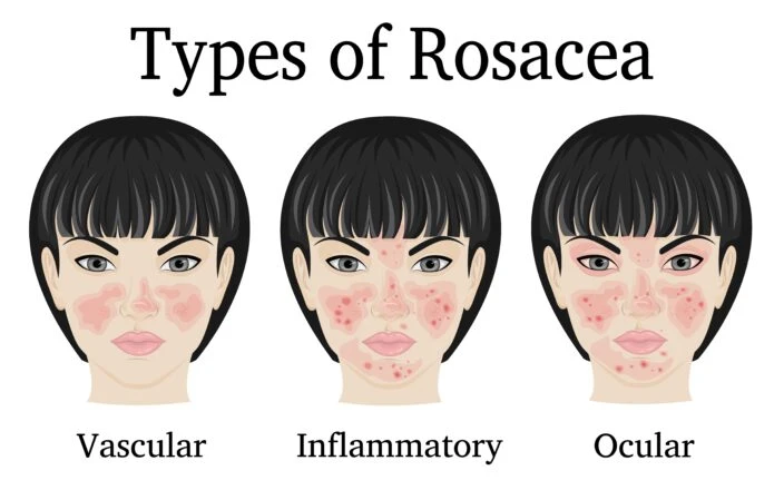 Rosacea treatment with pulsed dye laser in Singapore