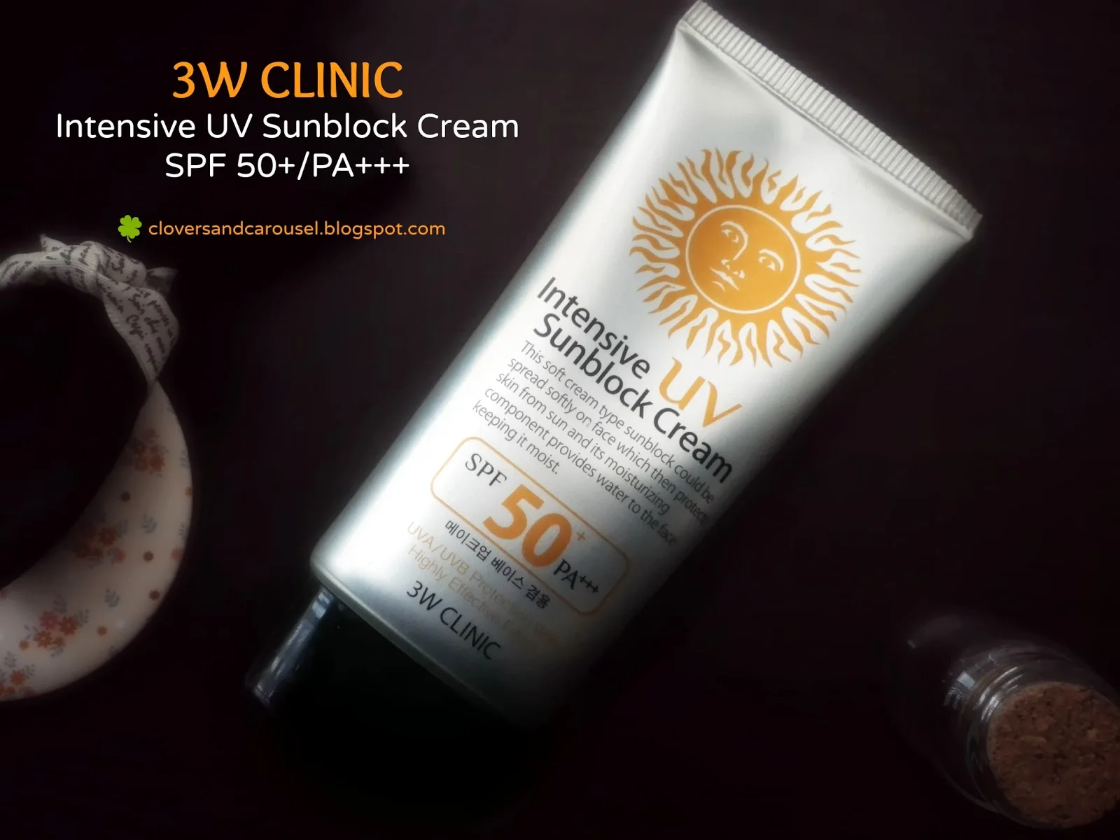 Sunscreen for acne-prone skin, an SPF 50 sunblock cream