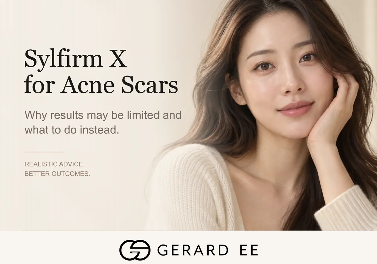 Sylfirm X for acne scars, why results may be limited and what to do instead