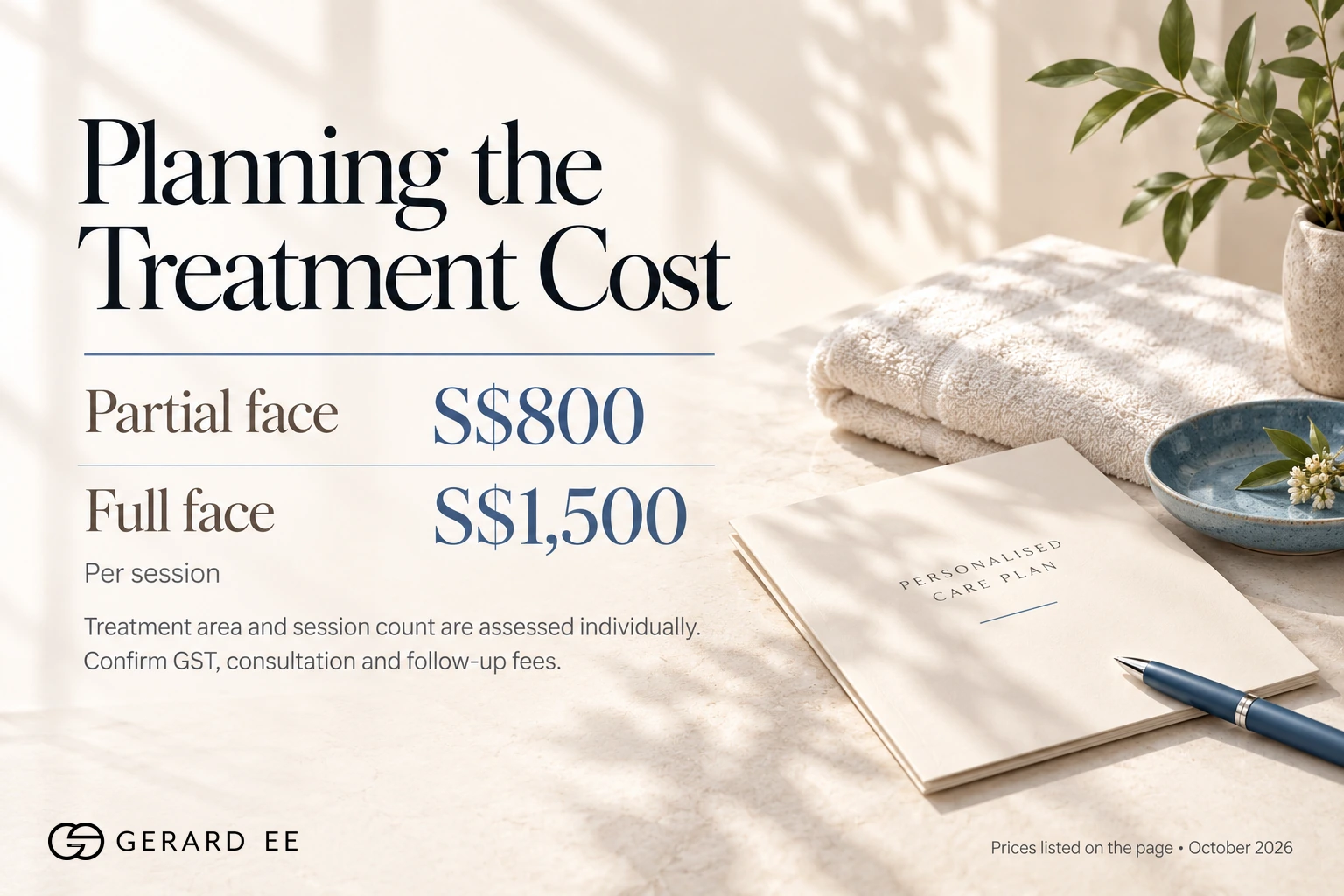 AGNES acne treatment cost in Singapore per session