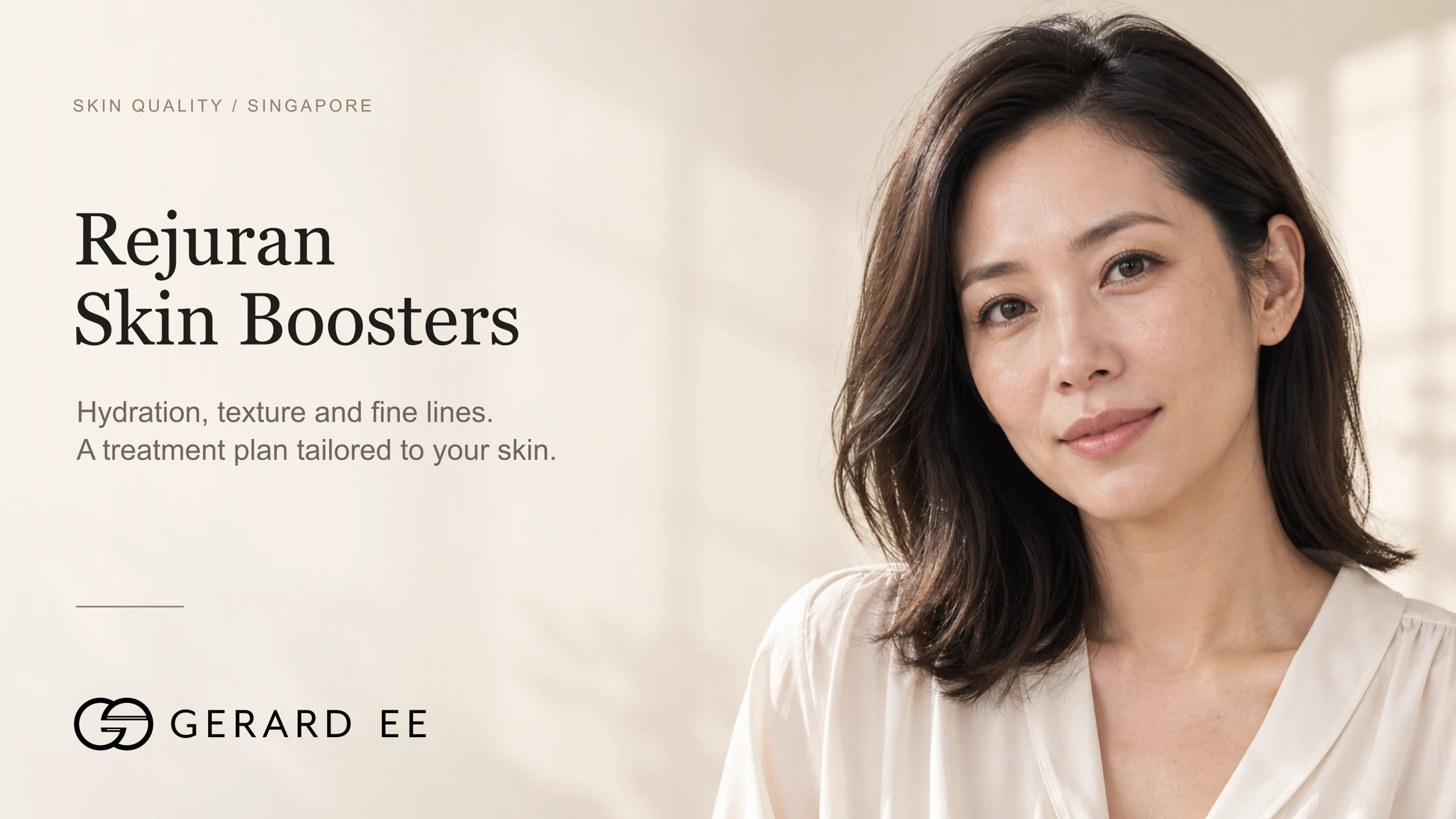 Rejuran skin booster in Singapore for hydration, texture and fine lines