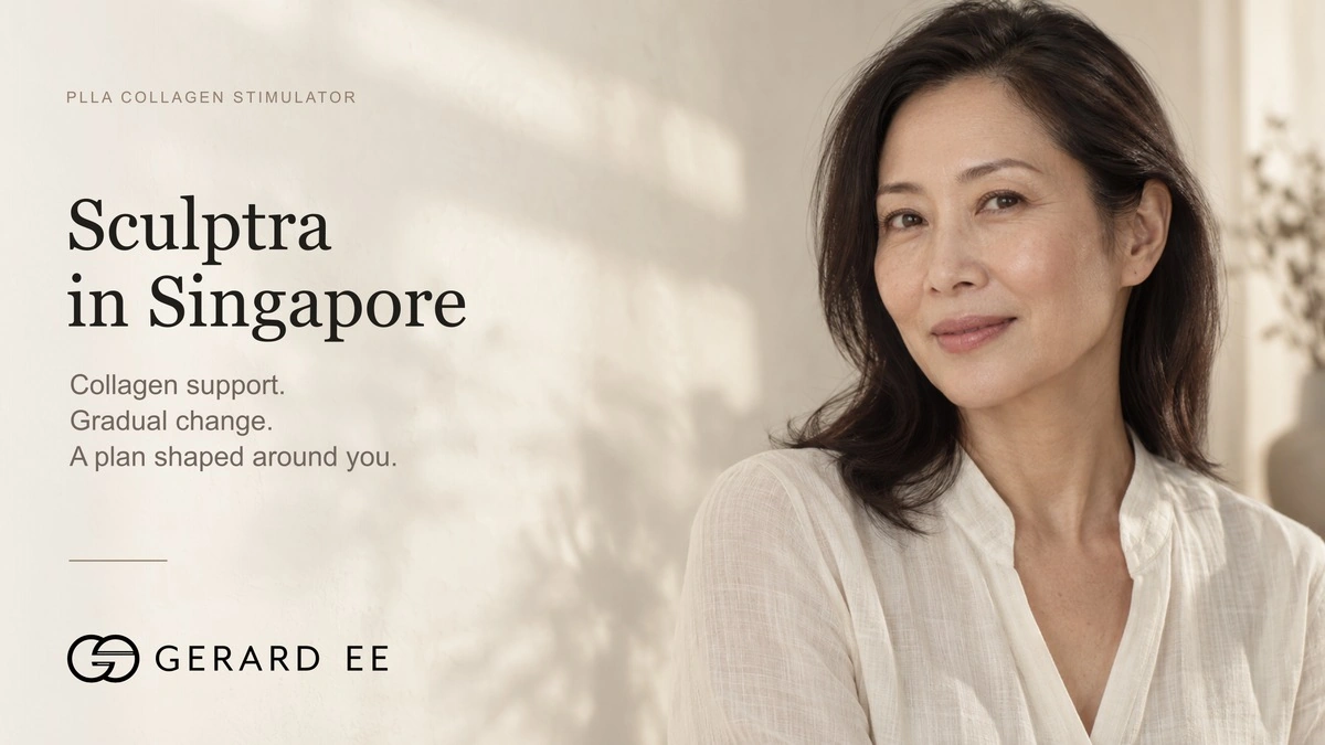 Sculptra in Singapore, PLLA collagen stimulator treatment by Dr Gerard Ee